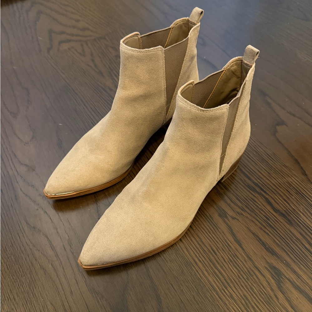 Marc Fisher Tan Ankle Booties